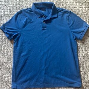J Crew blue polo shirt